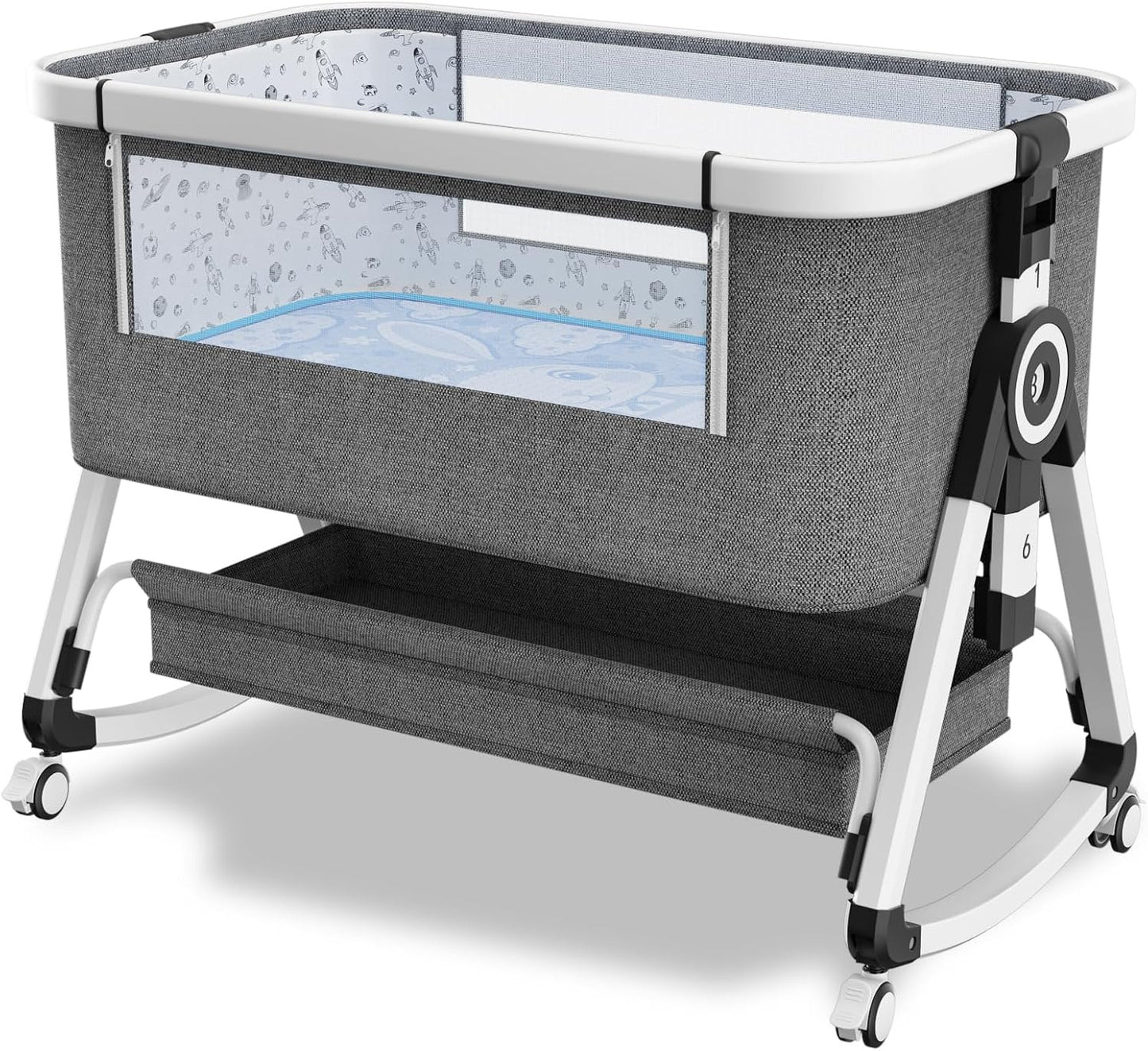 4-in-1 Baby Bassinet Bedside Sleeper