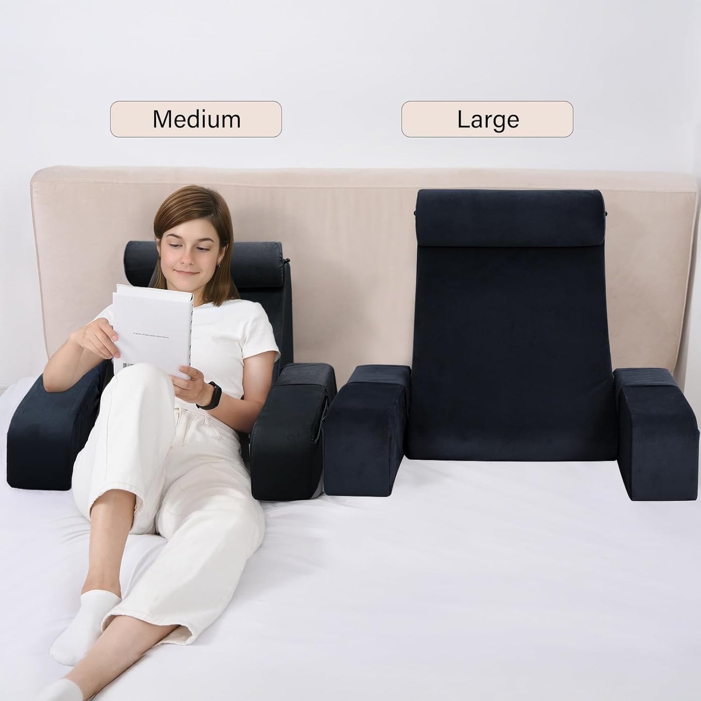 Pregnant Mom Back Pillow for Bed Sitting up
