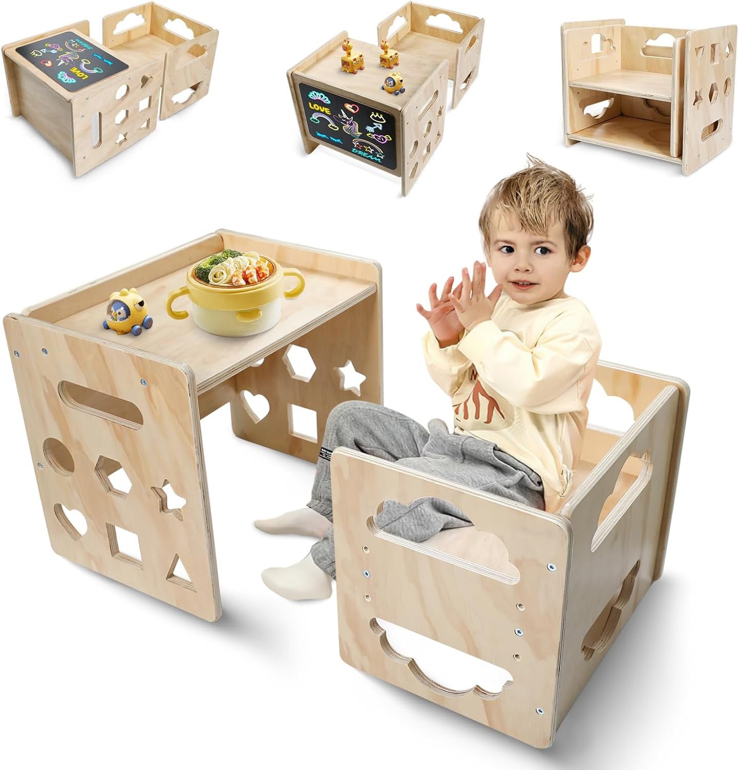 Toddlers Montessori Table and Chair Set