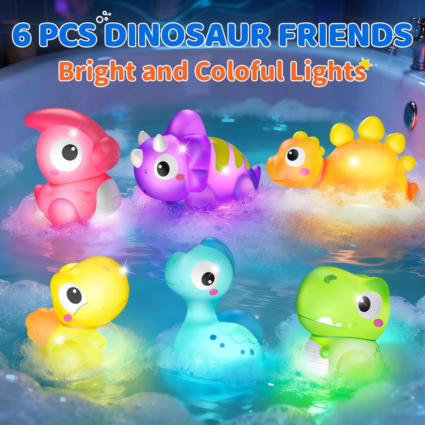 Toddlers Light Up Bath Toys