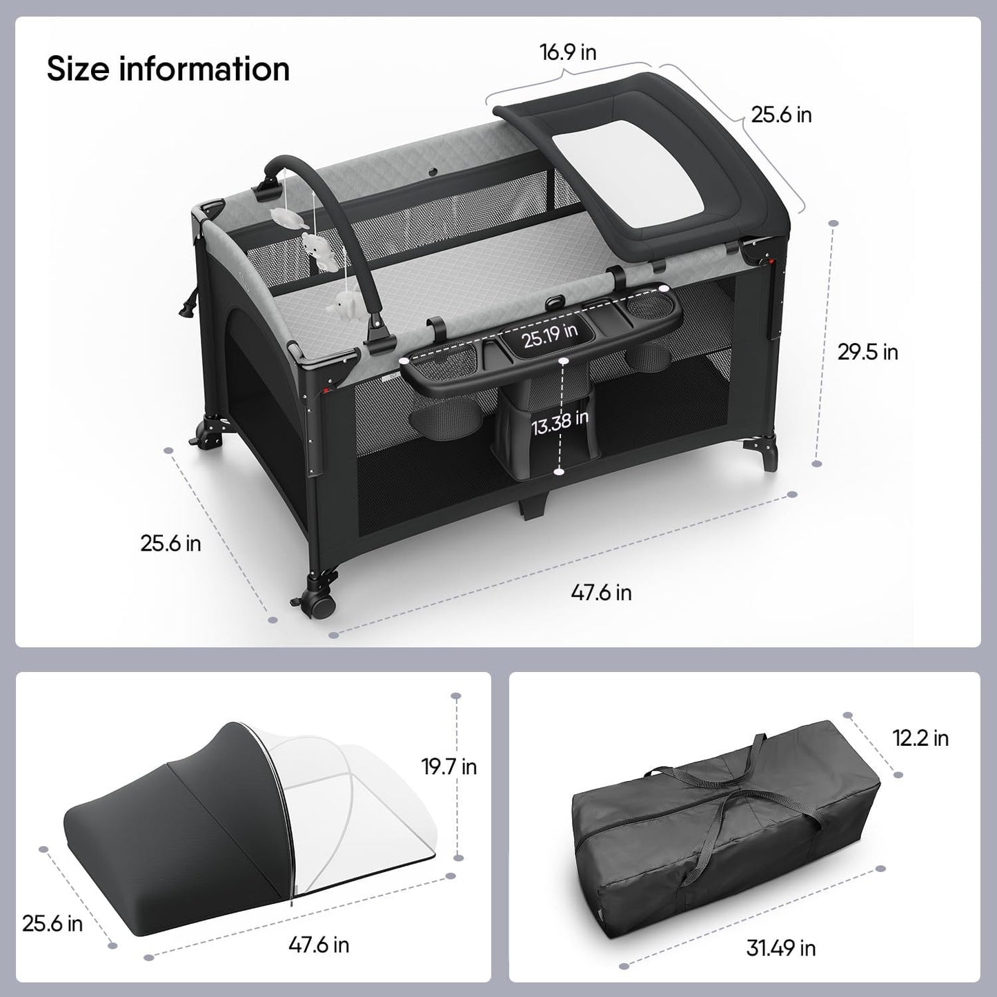 Multifunctional Baby Bassinet