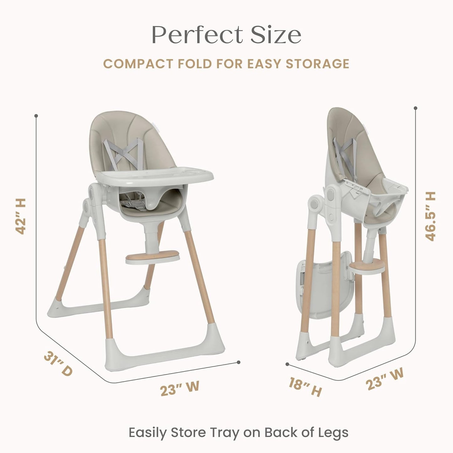 2-in-1 Baby High Chair