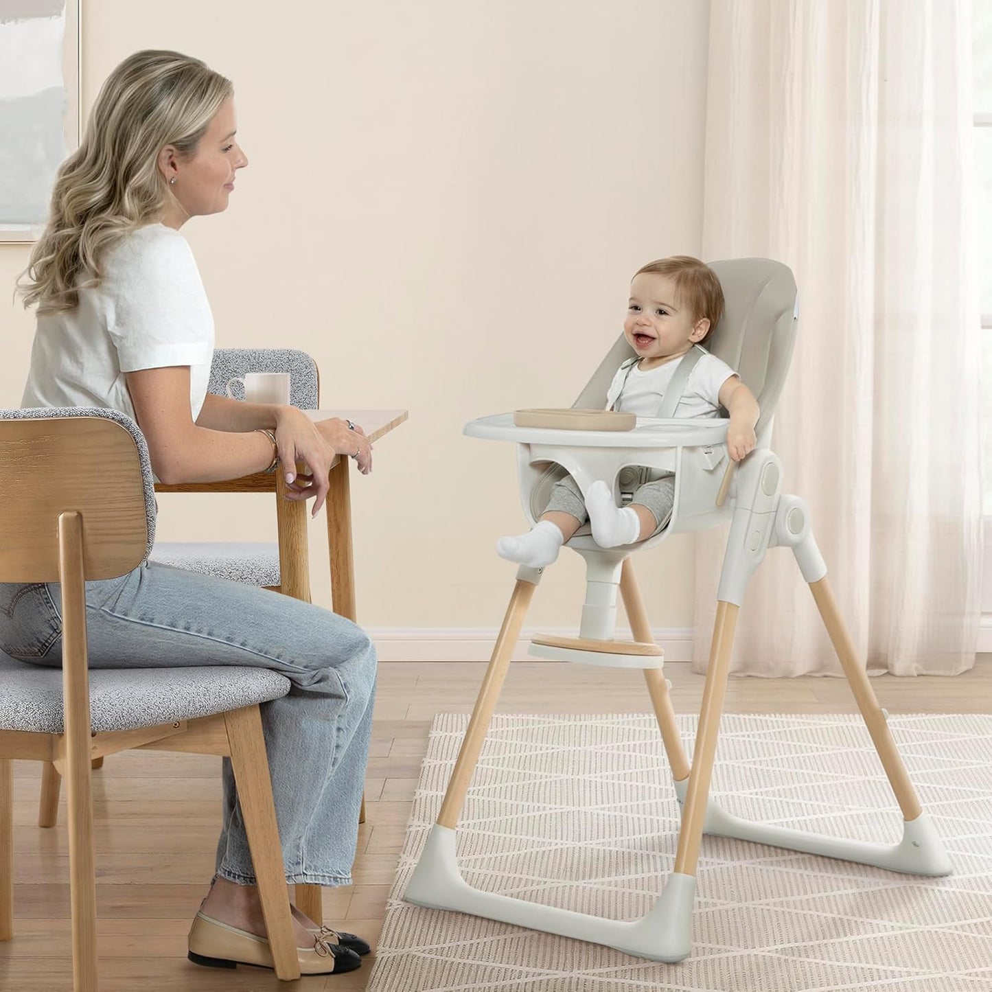 2-in-1 Baby High Chair