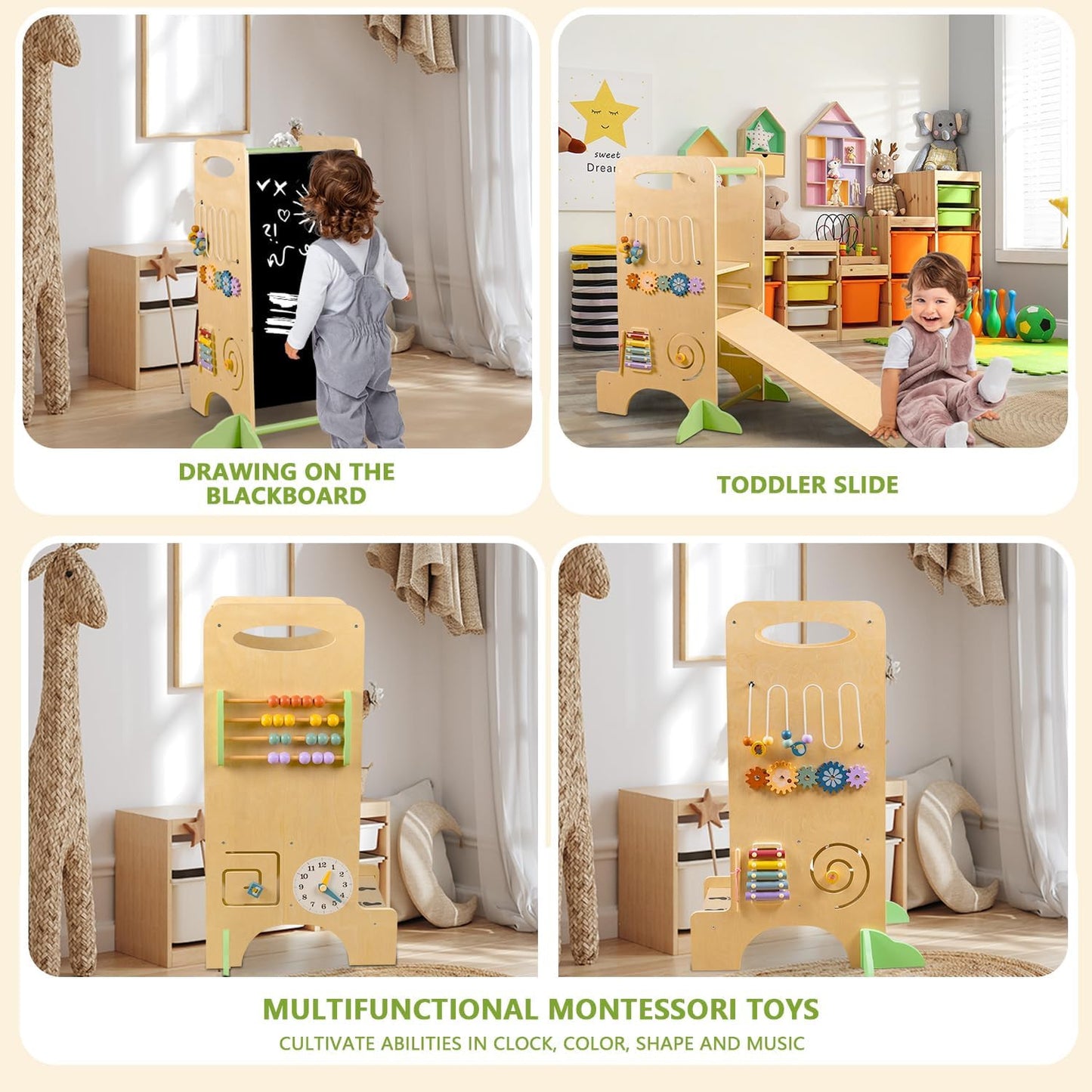 4 in 1 Toddler Kitchen Tower