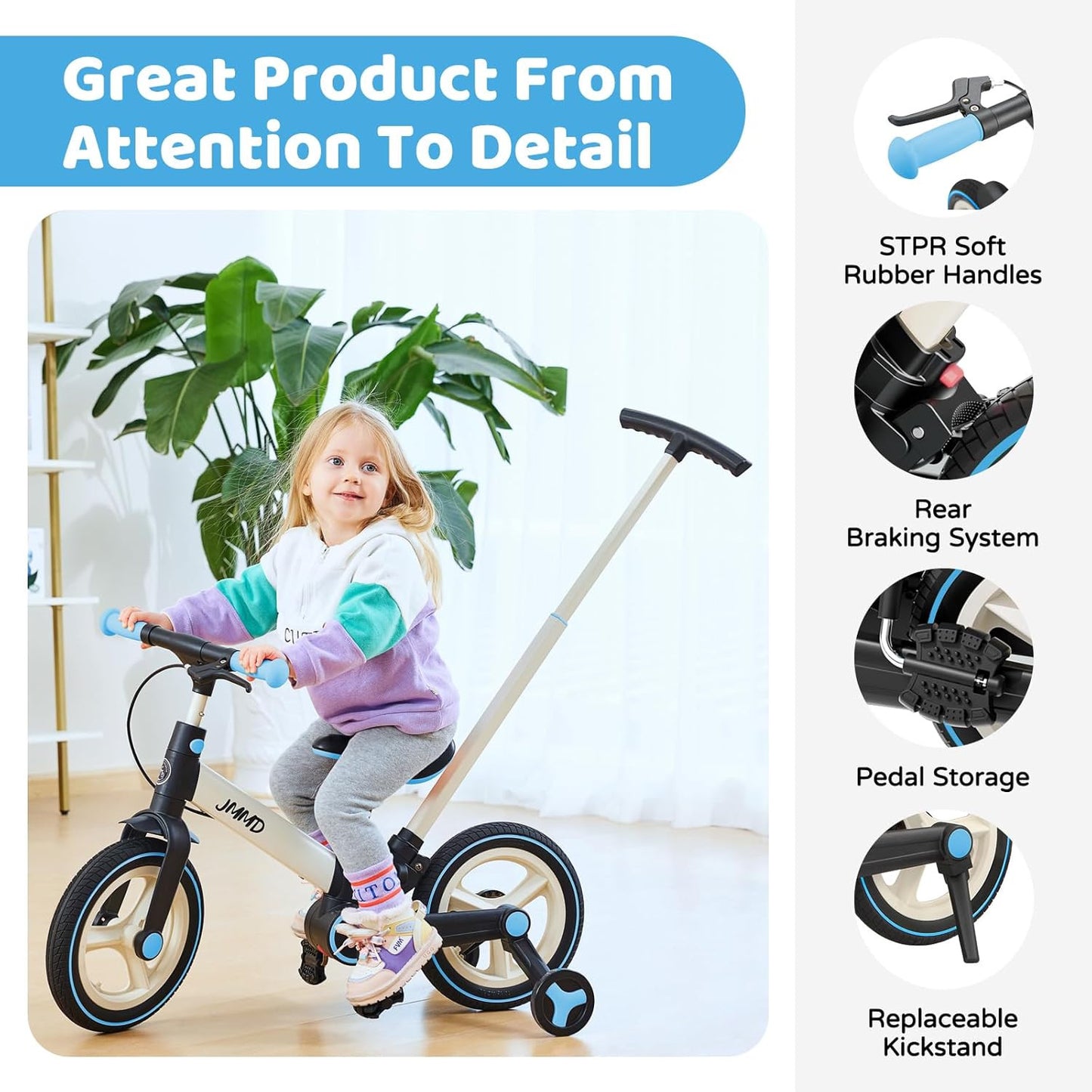 6 in 1 Toddler Bike