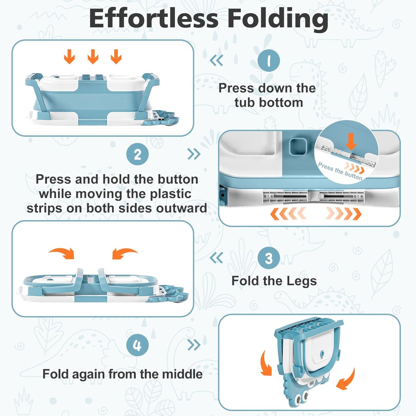 Collapsible Baby Bathtub