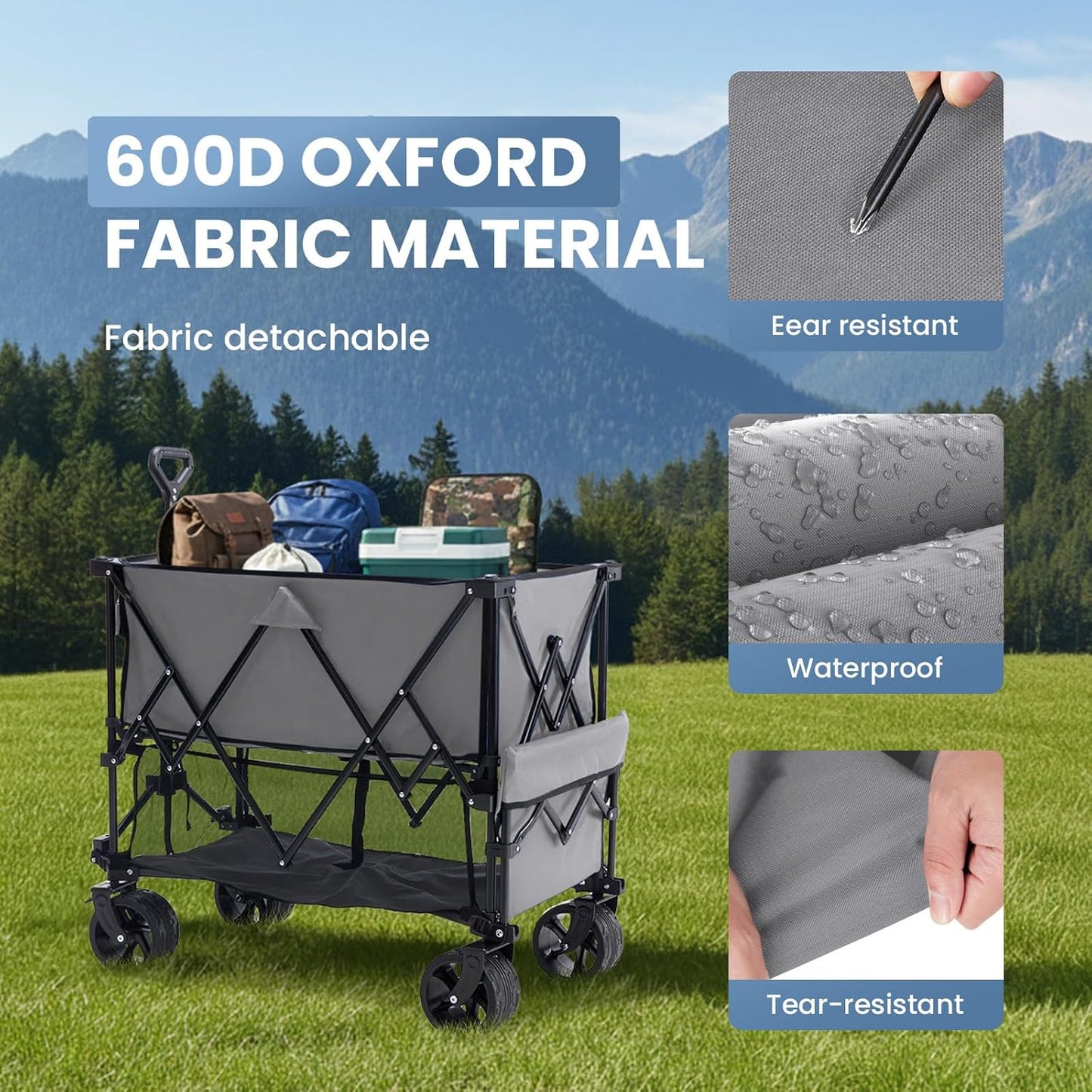 Collapsible Foldable Wagon Cart